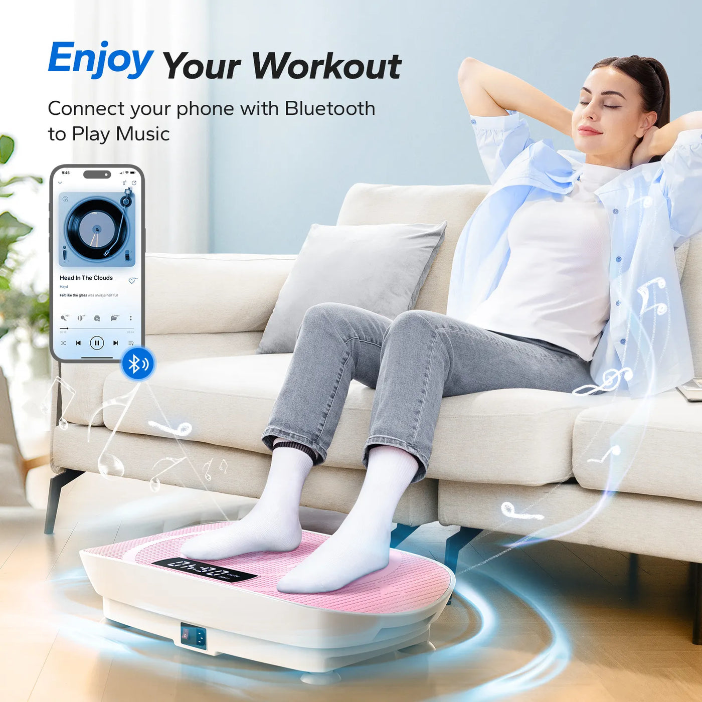 Merach Vibration Plate - Weight limit Upto 330-400 LBS
