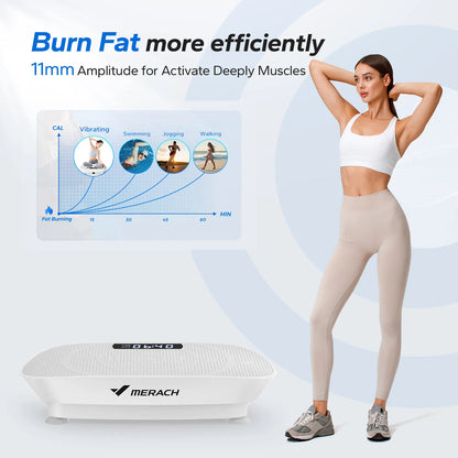 Merach Vibration Plate - Weight limit Upto 330-400 LBS
